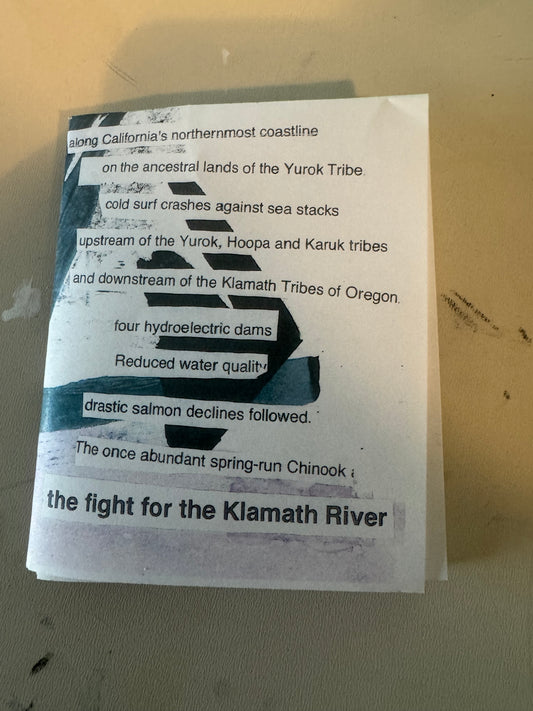 Klamath River Dam Zine