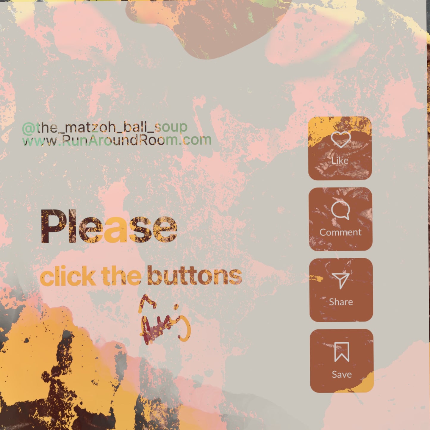 Custom click the buttons graphic